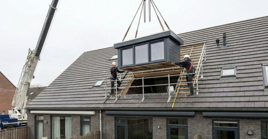 Dakkapel in Waalwijk - Prefab dakkapel